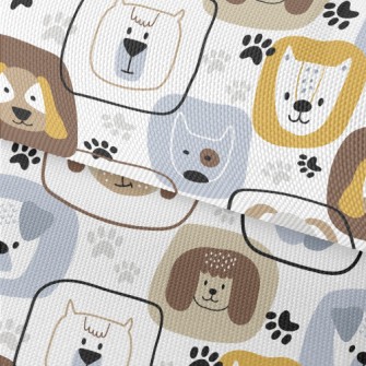 Dog Face Graffiti For Kids Waterproof Oxford