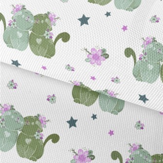 Flowers Plants Cat Waterproof Oxford