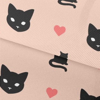 Elegant Cat Silhouette Waterproof Oxford