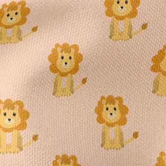 Cute Cartoon Lion Waterproof Canvas