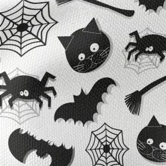 Funny Halloween Animals Waterproof Canvas