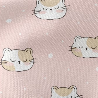 Cute Sleeping Cat Waterproof Canvas