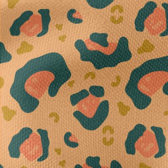 Modern Leopard Print Waterproof Canvas