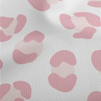 Pink Leopard Spots Athletic Mesh Flat Back