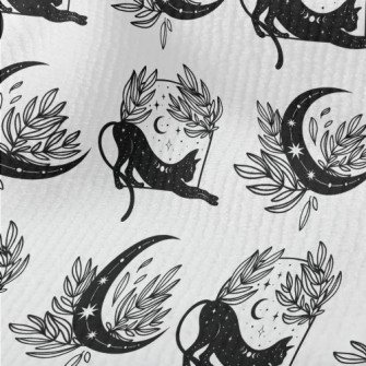 Mystical Symbols And Cats Terry