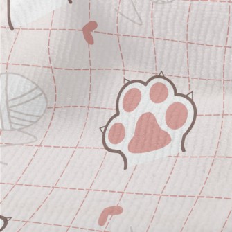 Cat Meat Ball And Yarn Ball Terry