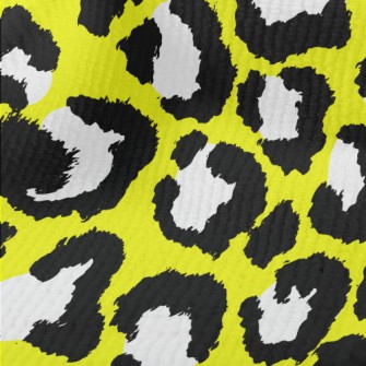 Yellow Leopard Pattern Terry