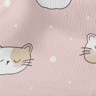 Cute Sleeping Cat Terry