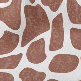 Brown Giraffe Spots Terry
