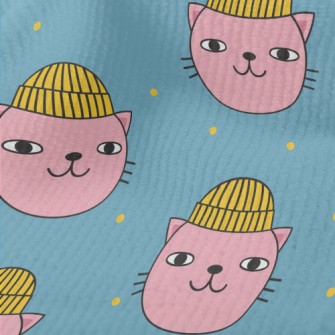 Funny Woolen Hat Cat Terry