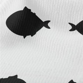 Simple Fish Silhouette Terry