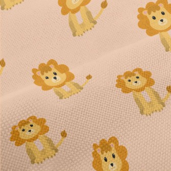 Cute Cartoon Lion Performance Linen