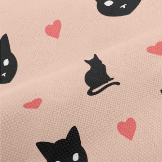Elegant Cat Silhouette Performance Linen