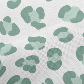 Green Cheetah Spots Performance Linen