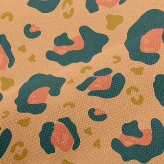Modern Leopard Print Performance Linen