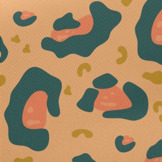 Modern Leopard Print Twill
