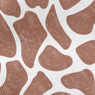 Brown Giraffe Spots Standard Corduroy