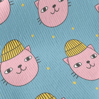 Funny Woolen Hat Cat Standard Corduroy