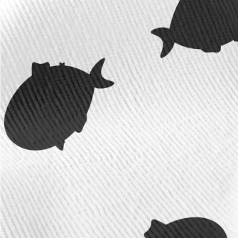 Simple Fish Silhouette Standard Corduroy
