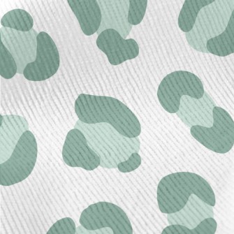 Green Cheetah Spots Standard Corduroy