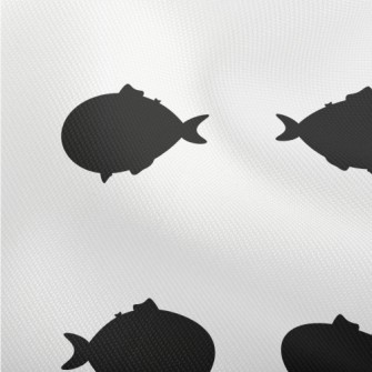 Simple Fish Silhouette Dobby