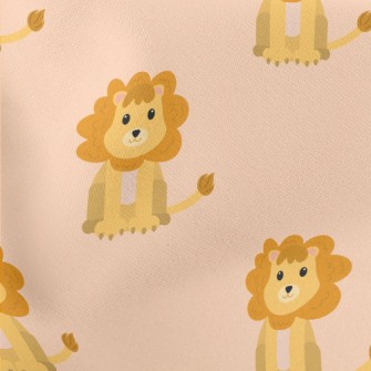 Cute Cartoon Lion Stretch Ponte