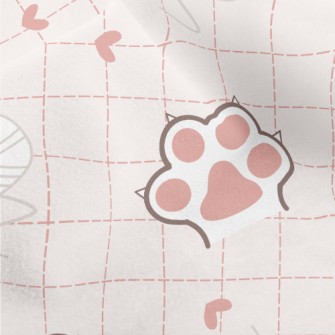 Cat Meat Ball And Yarn Ball Micro Fleece