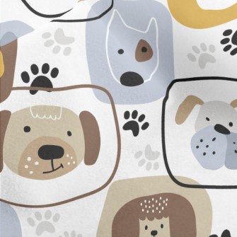 Dog Face Graffiti For Kids Micro Fleece