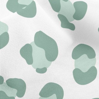 Green Cheetah Spots Micro Fleece