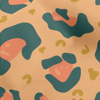 Modern Leopard Print Micro Fleece