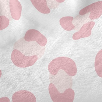 Pink Leopard Spots Minky