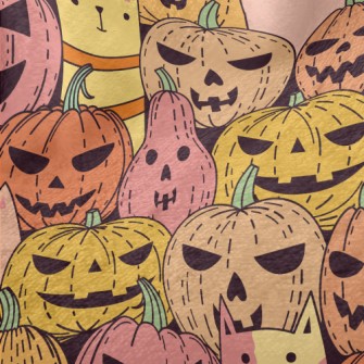 Cat Pumpkin Hide And Seek Minky