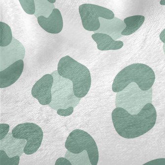 Green Cheetah Spots Minky
