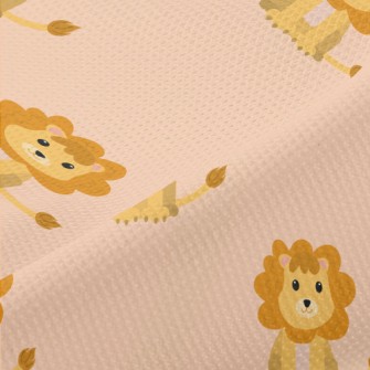 Cute Cartoon Lion Piqué