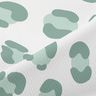 Green Cheetah Spots Piqué