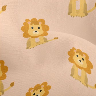 Cute Cartoon Lion Lightweight Performance Linen