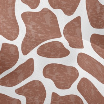Brown Giraffe Spots Lightweight Performance Linen