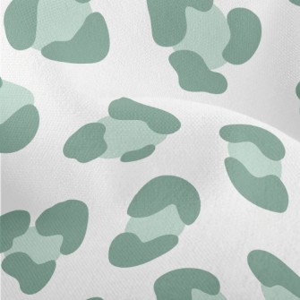 Green Cheetah Spots Lightweight Performance Linen