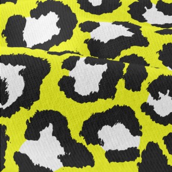 Yellow Leopard Pattern Modern Jersey