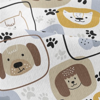 Dog Face Graffiti For Kids Modern Jersey