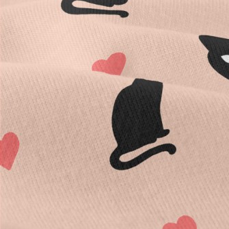Elegant Cat Silhouette Modern Jersey