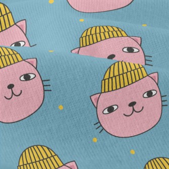 Funny Woolen Hat Cat Modern Jersey