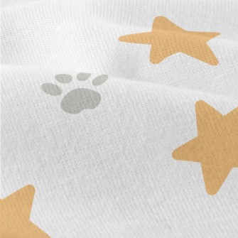 Stars And Animal Paw Prints Modern Jersey