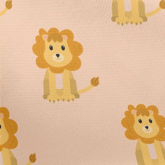 Cute Cartoon Lion Pongee