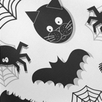 Funny Halloween Animals Pongee