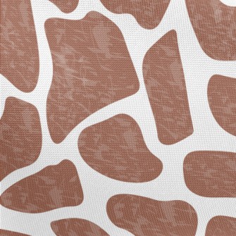 Brown Giraffe Spots Pongee