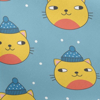 Warm Wool Hat Cat Pongee