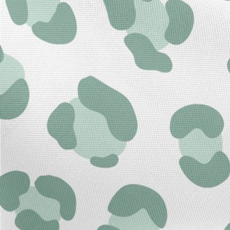 Green Cheetah Spots Pongee