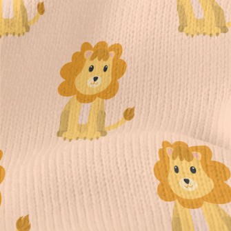 Cute Cartoon Lion Stretch Jersey