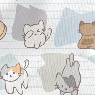 Japanese Cartoon Cat Stretch Jersey